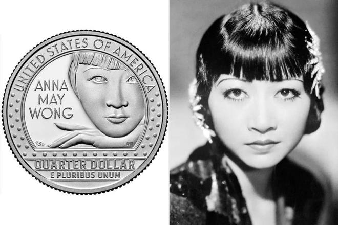 创造历史！华裔女星首登美国25分硬币！她曾红遍好莱坞-澳洲亿忆网