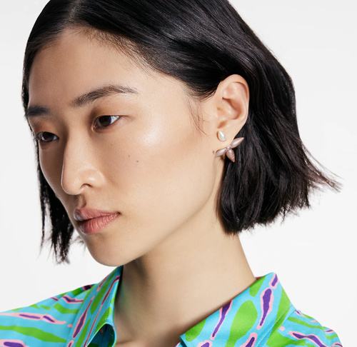 Louis Vuitton Monogram Louisette Macro Earrings